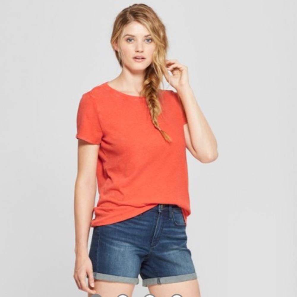 Coral Short Sleeve Tee Shirt